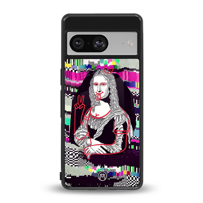 mona remix back phone cover | glass case for Google Pixel 8