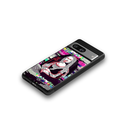 mona remix back phone cover | glass case for Google Pixel 8