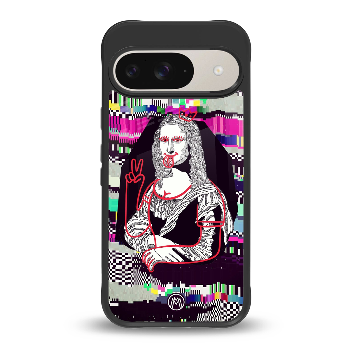 mona remix back phone cover | glass case for google pixel 9