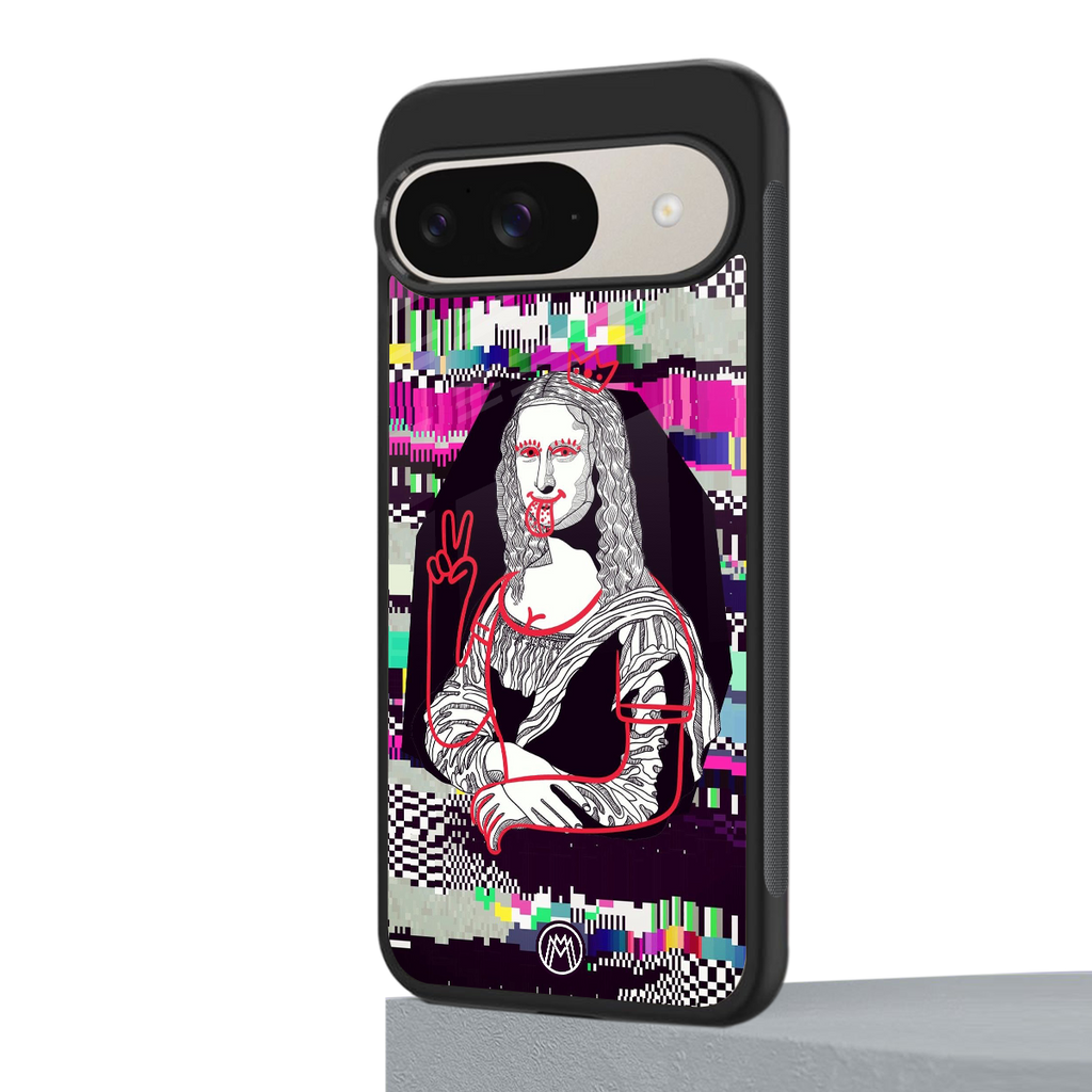 mona remix back phone cover | glass case for google pixel 9