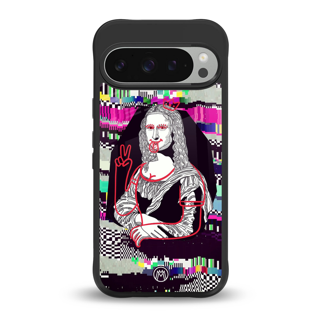 mona remix back phone cover | glass case for google pixel 9 pro