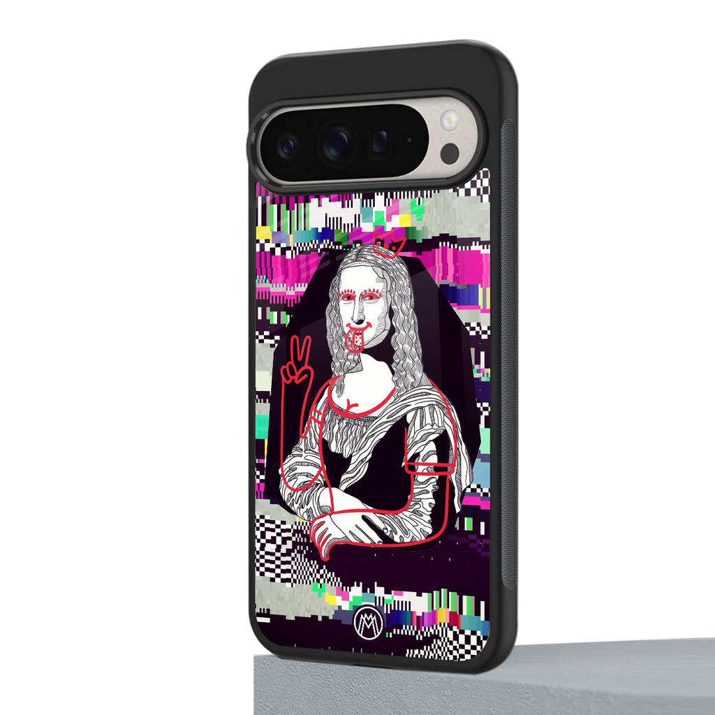 mona remix back phone cover | glass case for google pixel 9 pro xl