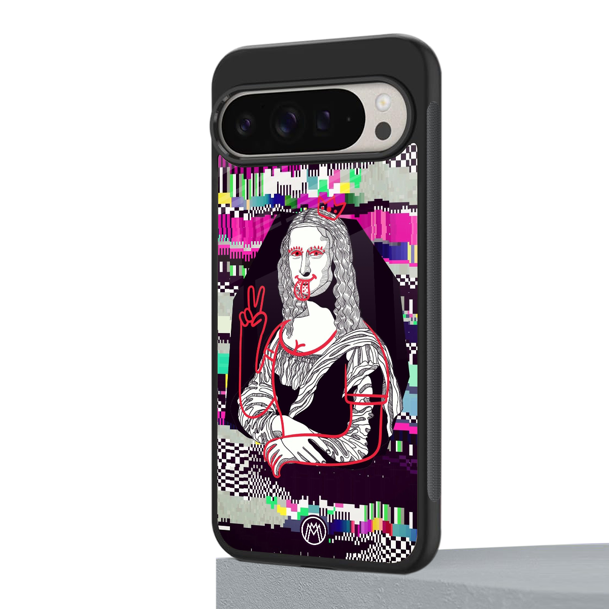 mona remix back phone cover | glass case for google pixel 9 pro xl