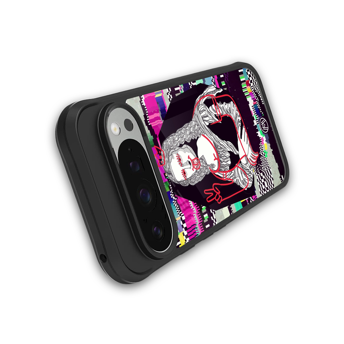 mona remix back phone cover | glass case for google pixel 9 pro
