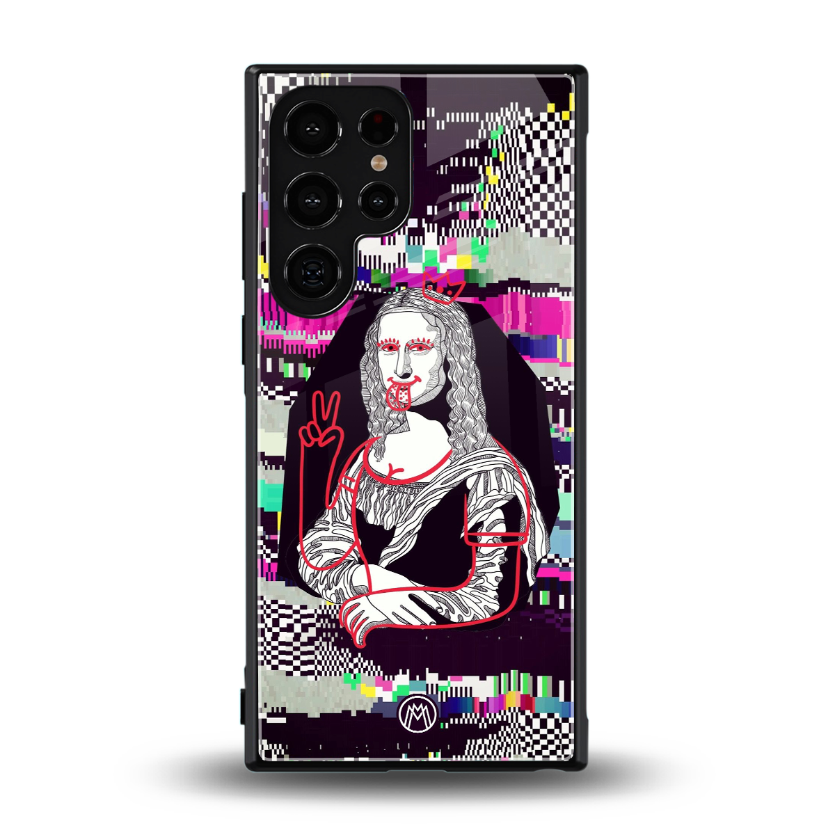 mona remix back phone cover | glass case for samsung galaxy s23 ultra