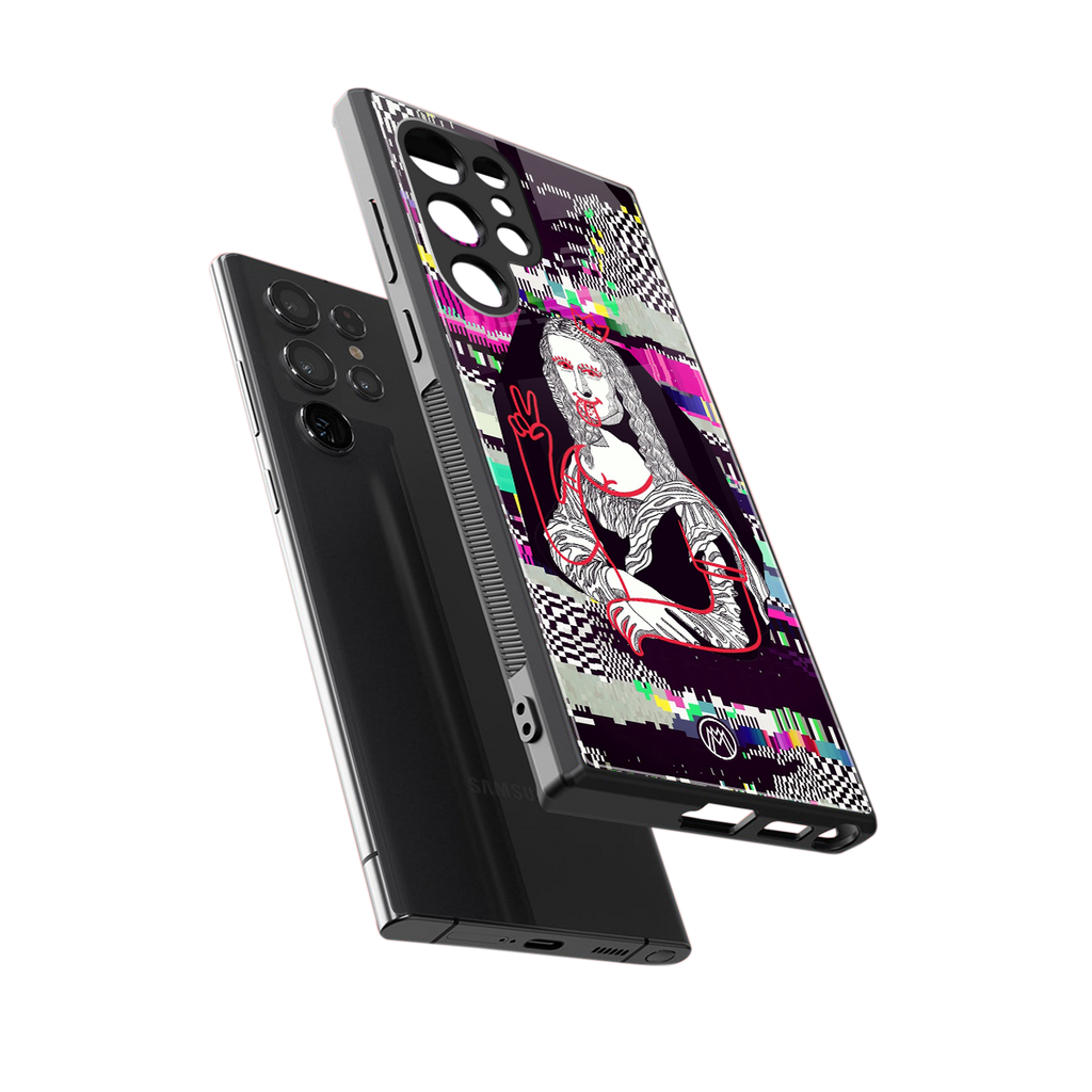 mona remix back phone cover | glass case for samsung galaxy s23 ultra