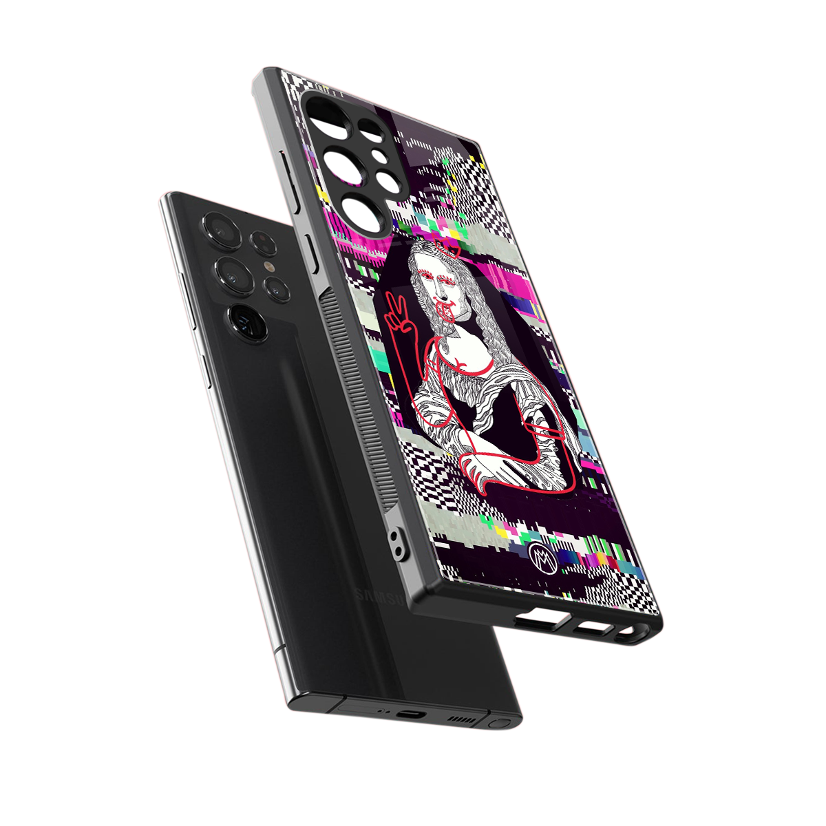 mona remix back phone cover | glass case for samsung galaxy s23 ultra