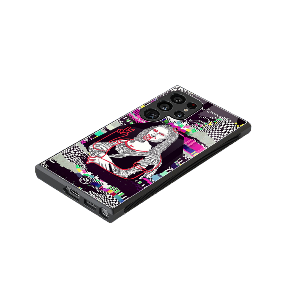 mona remix back phone cover | glass case for samsung galaxy s23 ultra