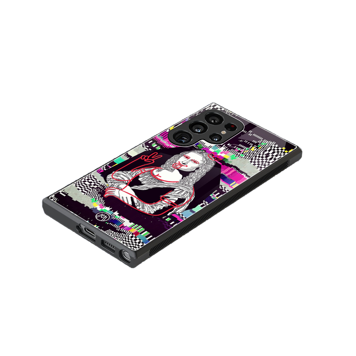 mona remix back phone cover | glass case for samsung galaxy s23 ultra