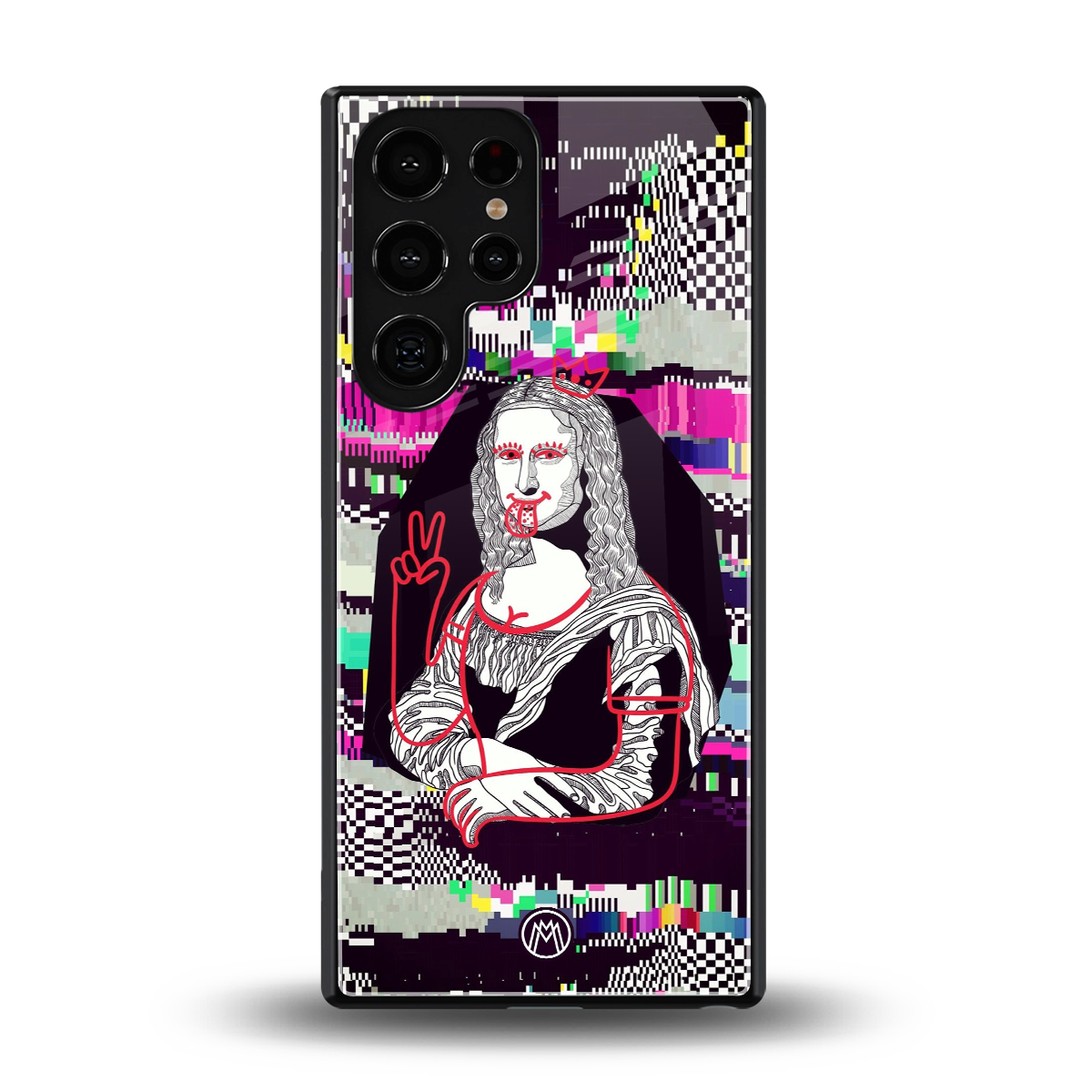 mona remix back phone cover | glass case for samsung galaxy s25 ultra