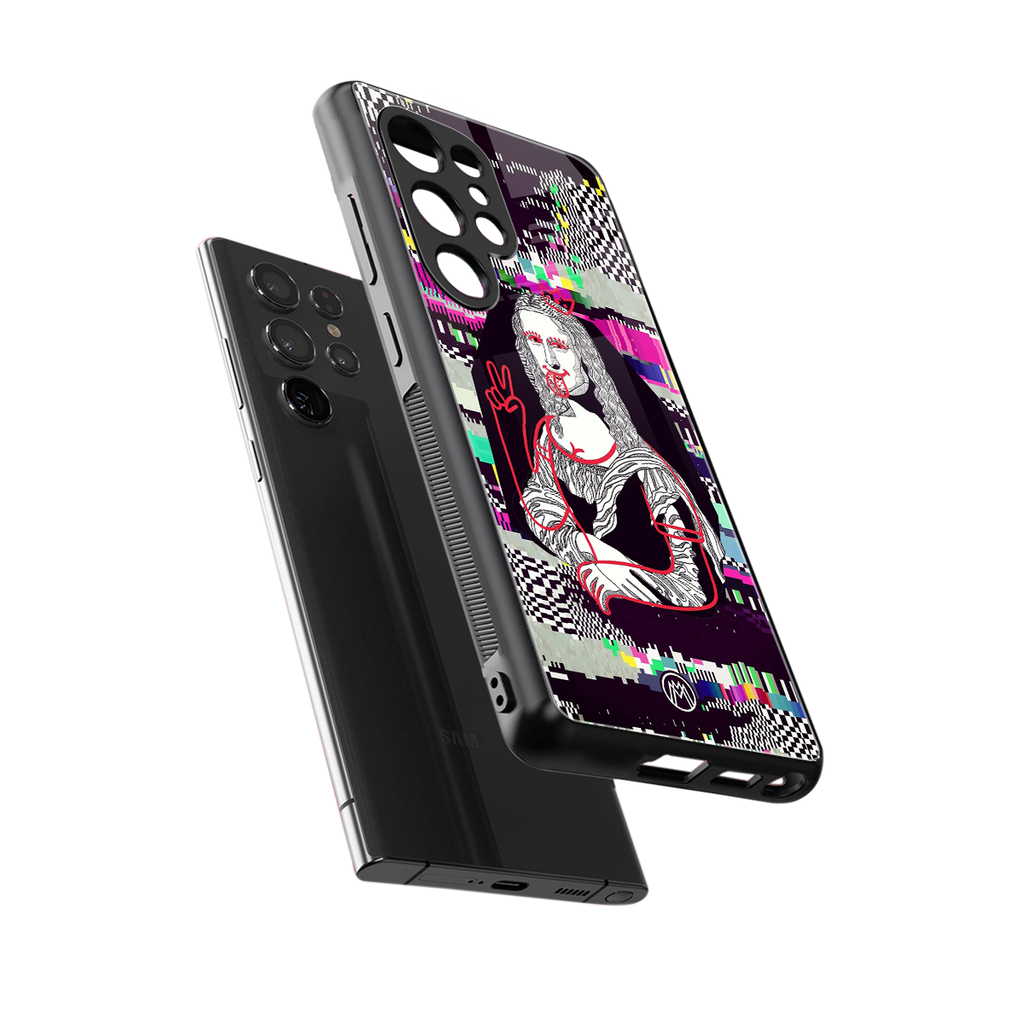 mona remix back phone cover | glass case for samsung galaxy s25 ultra