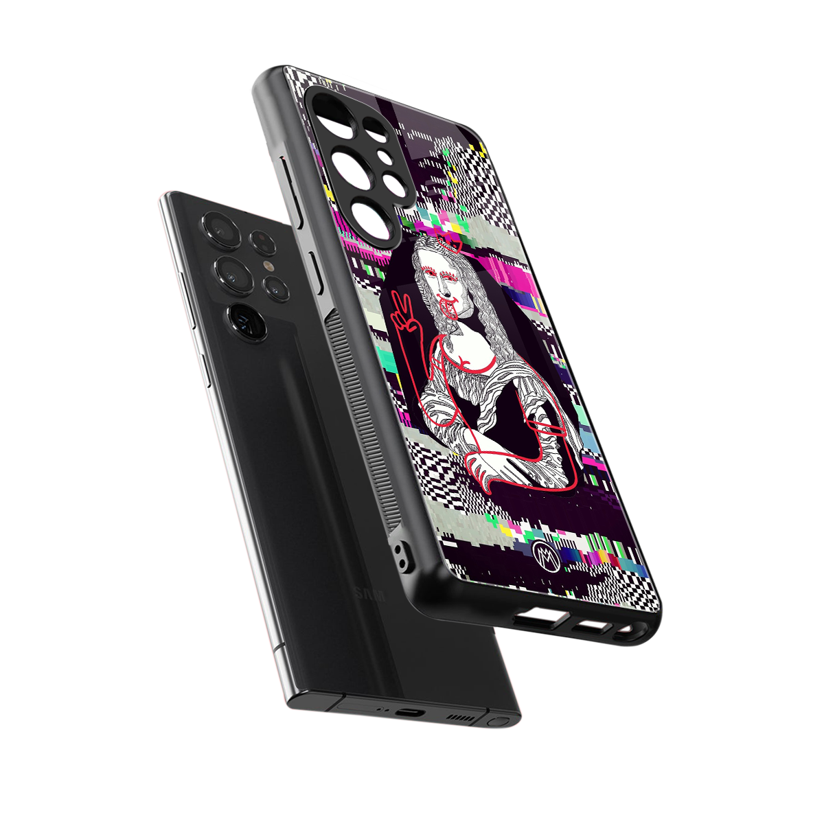 mona remix back phone cover | glass case for samsung galaxy s25 ultra