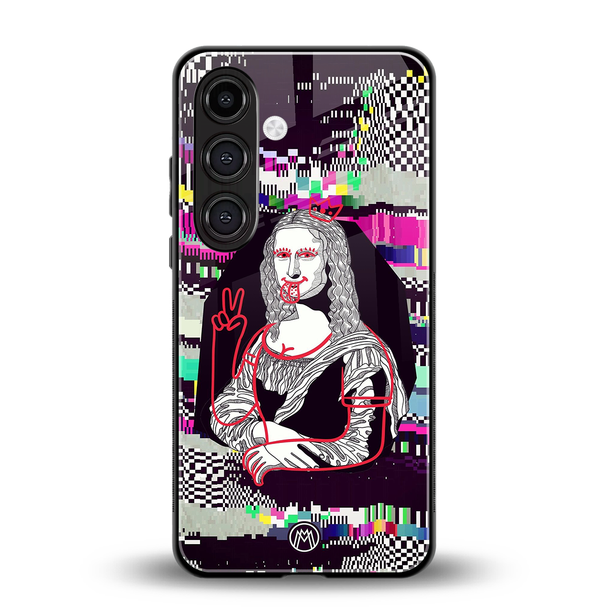 mona remix back phone cover | glass case for samsung galaxy s24 plus