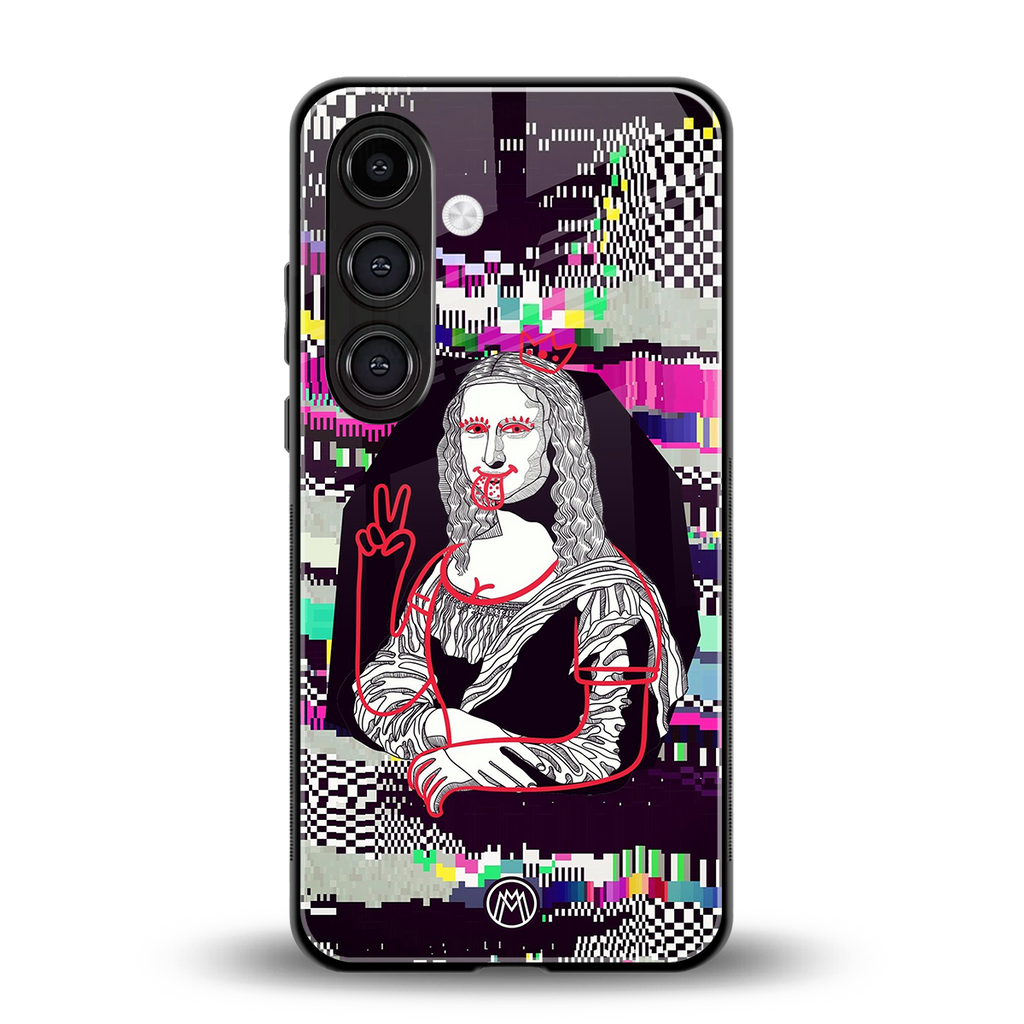 mona remix back phone cover | glass case for samsung galaxy s23 plus