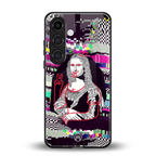 mona remix back phone cover | glass case for samsung galaxy s24 fe