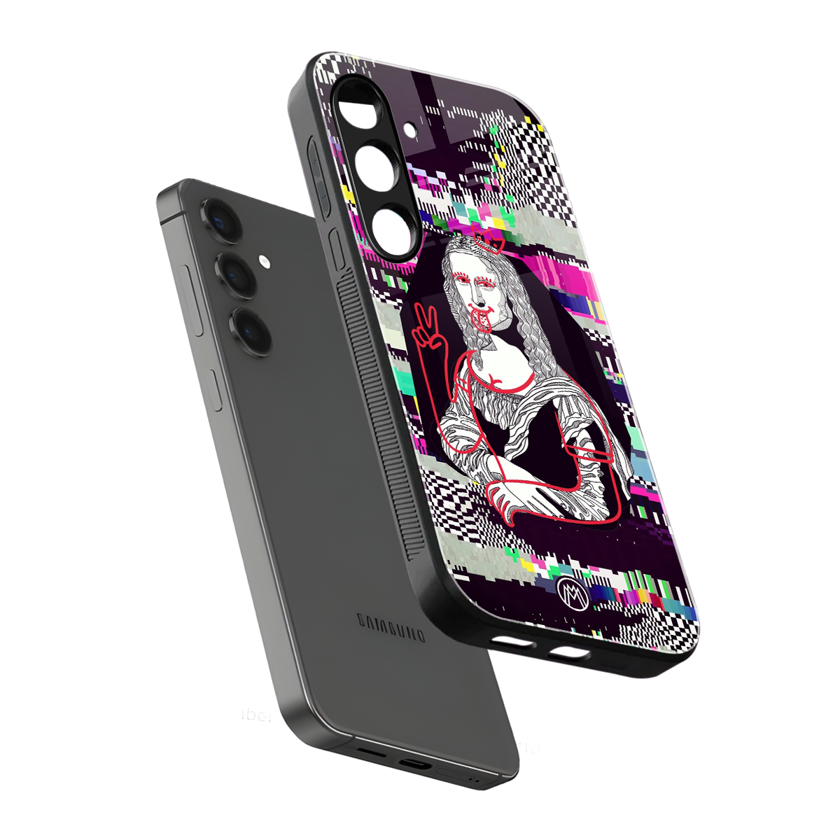 mona remix back phone cover | glass case for samsung galaxy s24 plus