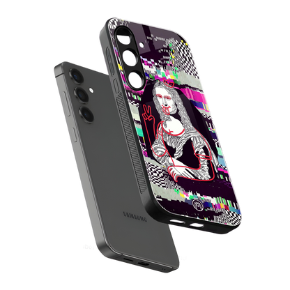 mona remix back phone cover | glass case for samsung galaxy s24 fe