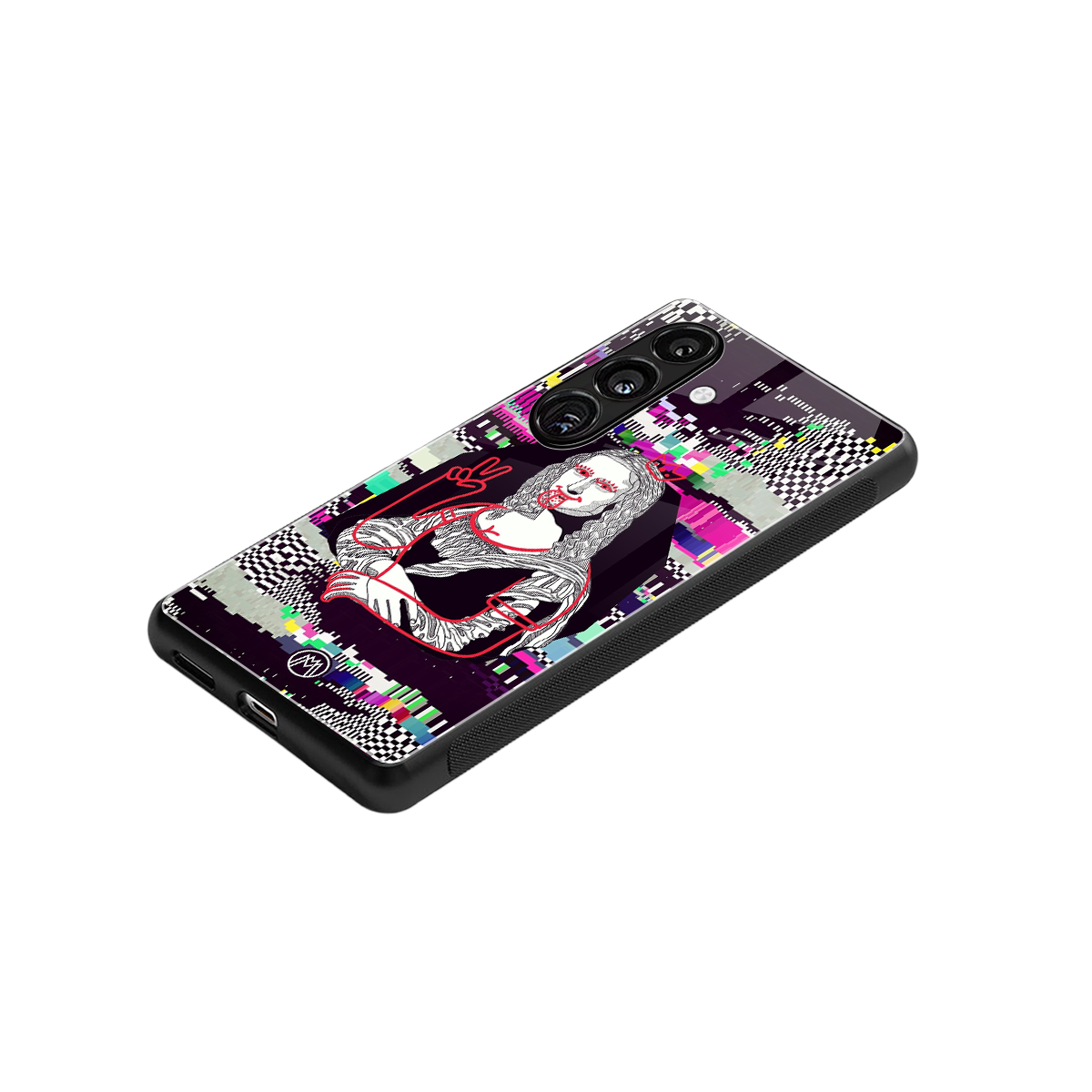 mona remix back phone cover | glass case for samsung galaxy s24 plus