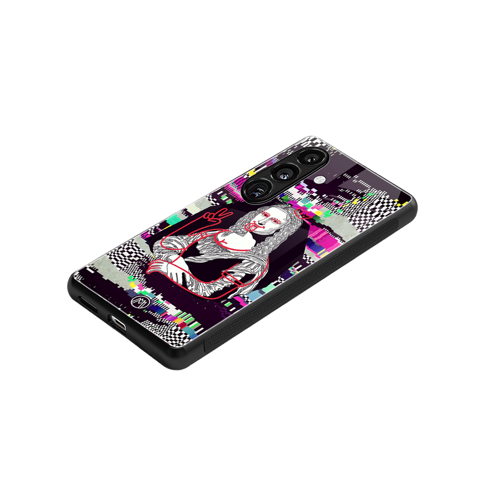 mona remix back phone cover | glass case for samsung galaxy s25 plus