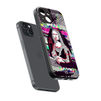 mona remix back phone cover | glass case for iphone 15