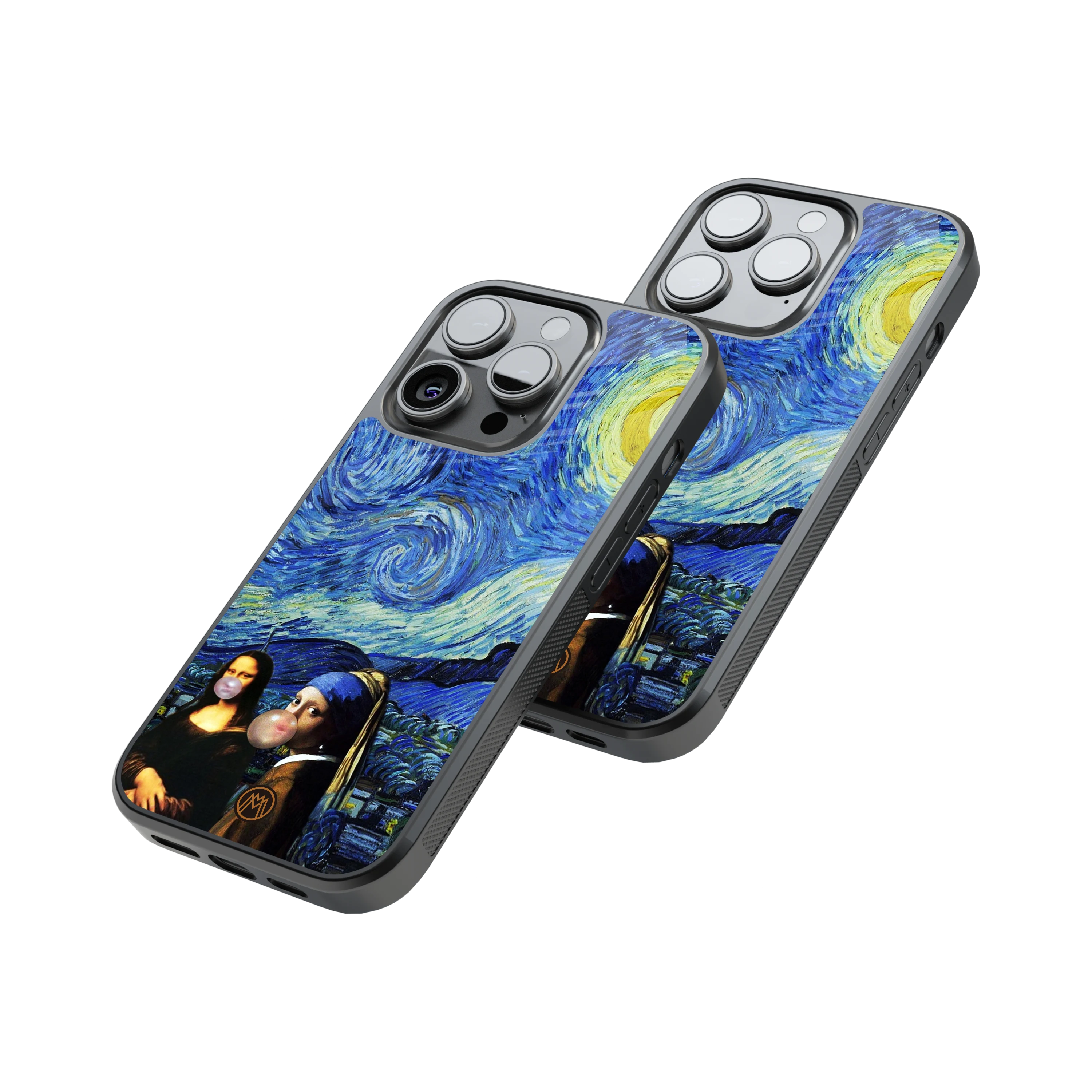 Protective Glass Back Phone Case Compatible with iPhone, Samsung, OnePlus, Pixel & More