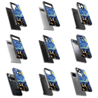 Durable Glass Back Mobile Case for iPhone, Samsung, OnePlus, Google Pixel, Redmi, Vivo, Oppo