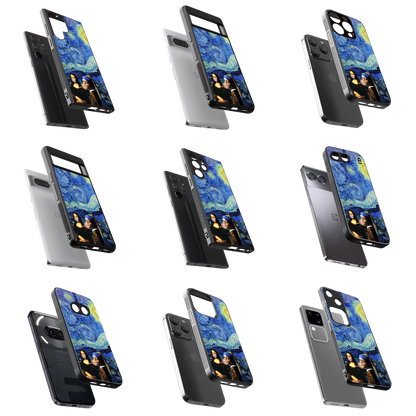 Durable Glass Back Mobile Case for iPhone, Samsung, OnePlus, Google Pixel, Redmi, Vivo, Oppo