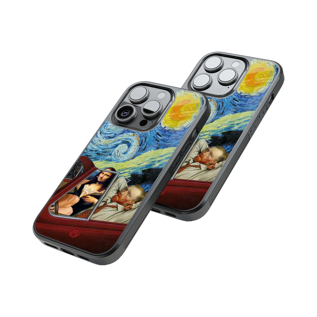 Protective Glass Back Phone Case Compatible with iPhone, Samsung, OnePlus, Pixel & More