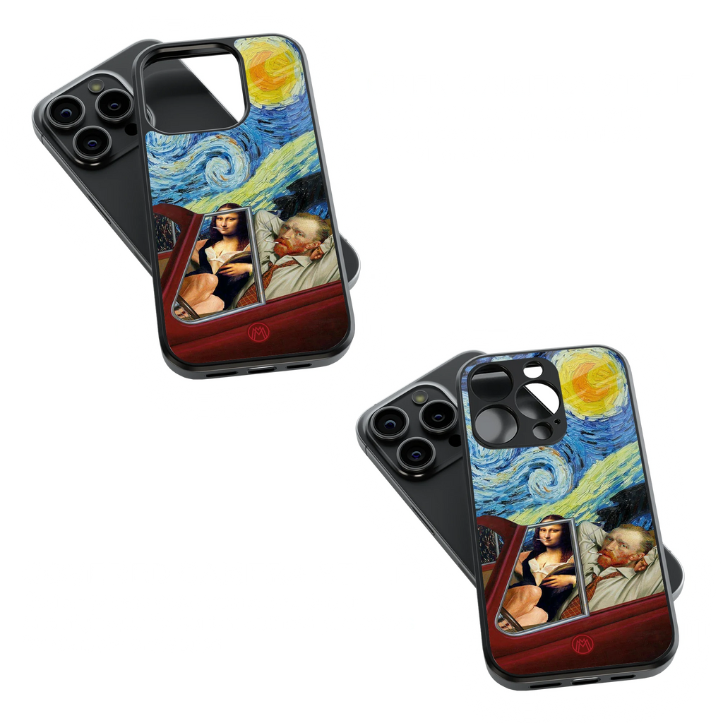 Trendy Glass Back Mobile Case for iPhone, Samsung, Redmi, OnePlus, Google Pixel, Motorola