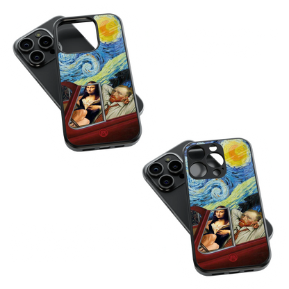 Trendy Glass Back Mobile Case for iPhone, Samsung, Redmi, OnePlus, Google Pixel, Motorola