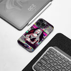 mona remix back phone cover | glass case for iphone 16 pro