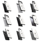 Durable Glass Back Mobile Case for iPhone, Samsung, OnePlus, Google Pixel, Redmi, Vivo, Oppo