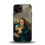 money lisa back phone cover | glass case for iphone 13