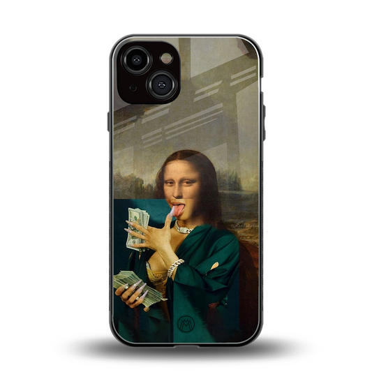 money lisa back phone cover | glass case for iphone 13