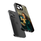 money lisa back phone cover | glass case for iphone 15 pro