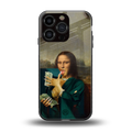 money lisa back phone cover | glass case for iphone 16 pro