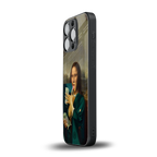 money lisa back phone cover | glass case for iphone 16 pro