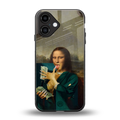 money lisa back phone cover | glass case for iphone 16