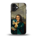 money lisa back phone cover | glass case for iphone 16