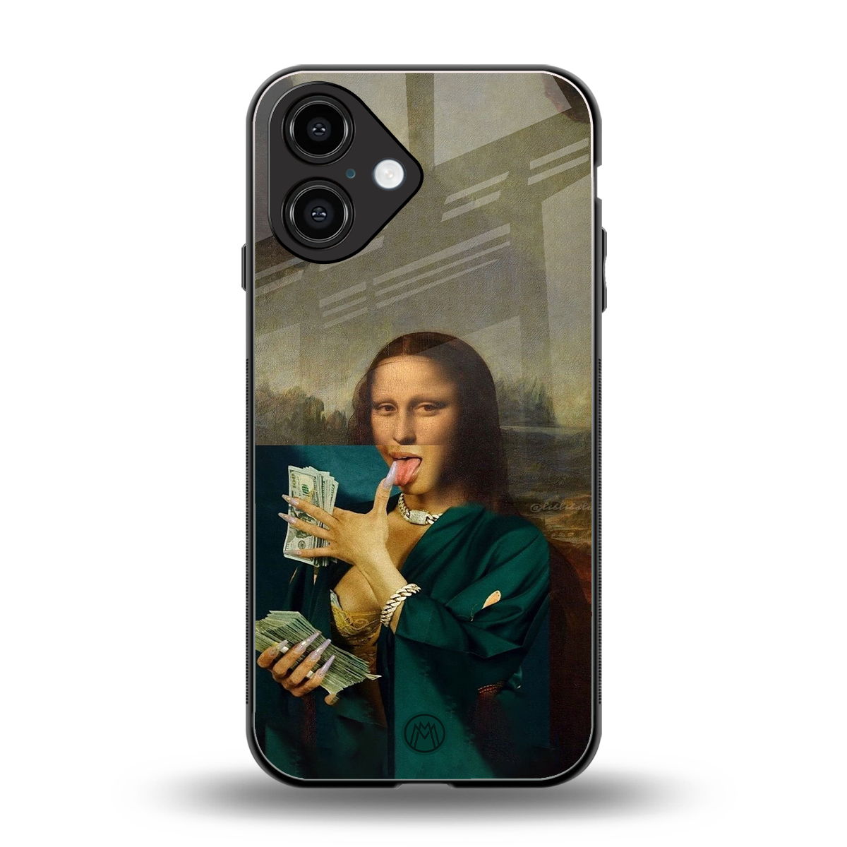 money lisa back phone cover | glass case for iphone 16