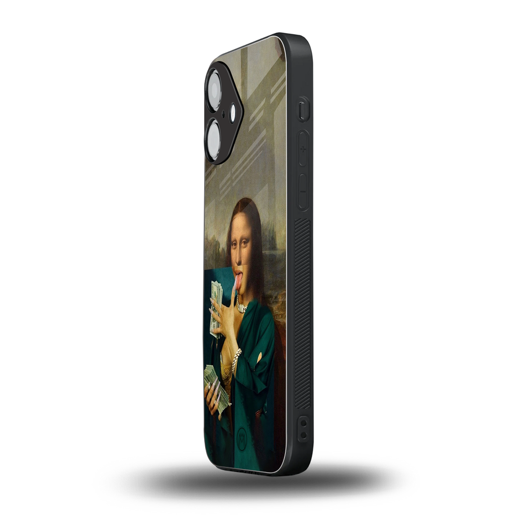 money lisa back phone cover | glass case for iphone 16