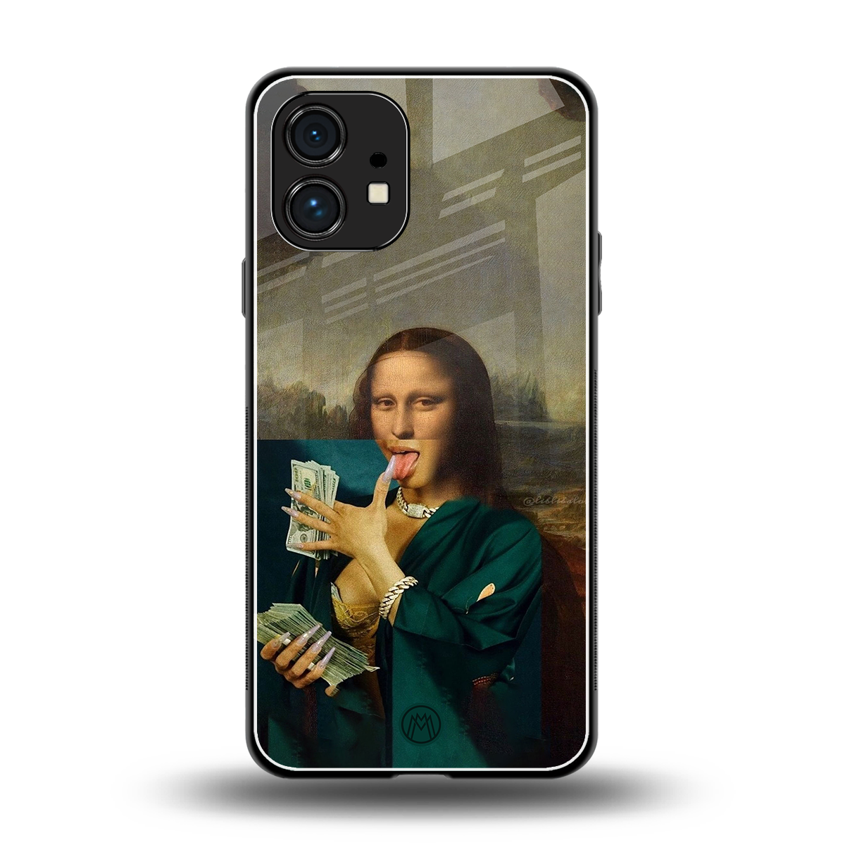 money lisa back phone cover | glass case for nothing phone 1