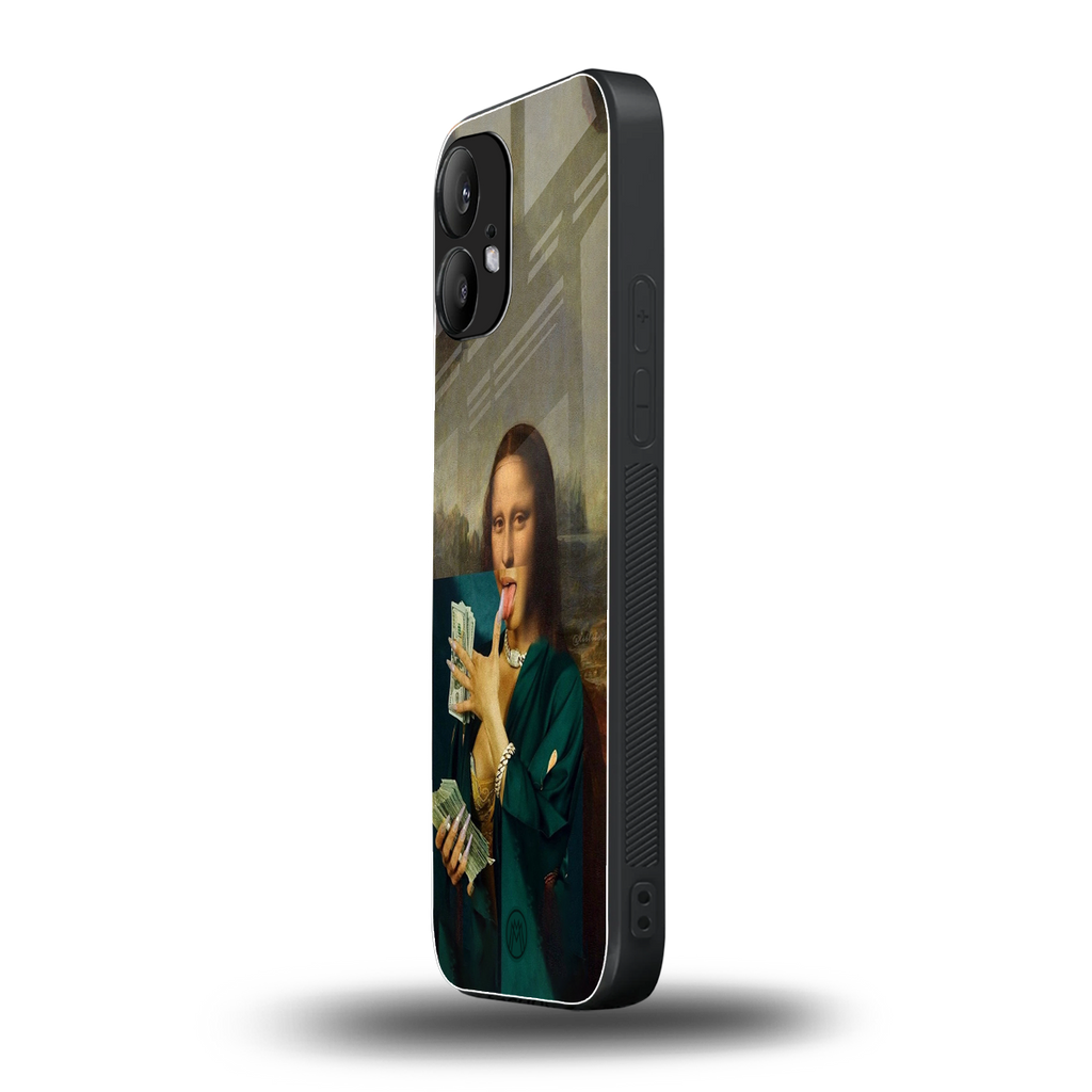 money lisa back phone cover | glass case for nothing phone 2
