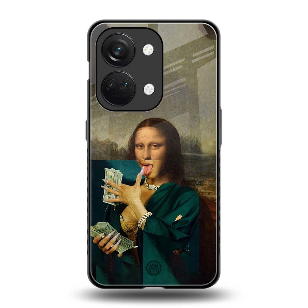money lisa back phone cover | glass case for oneplus nord 3