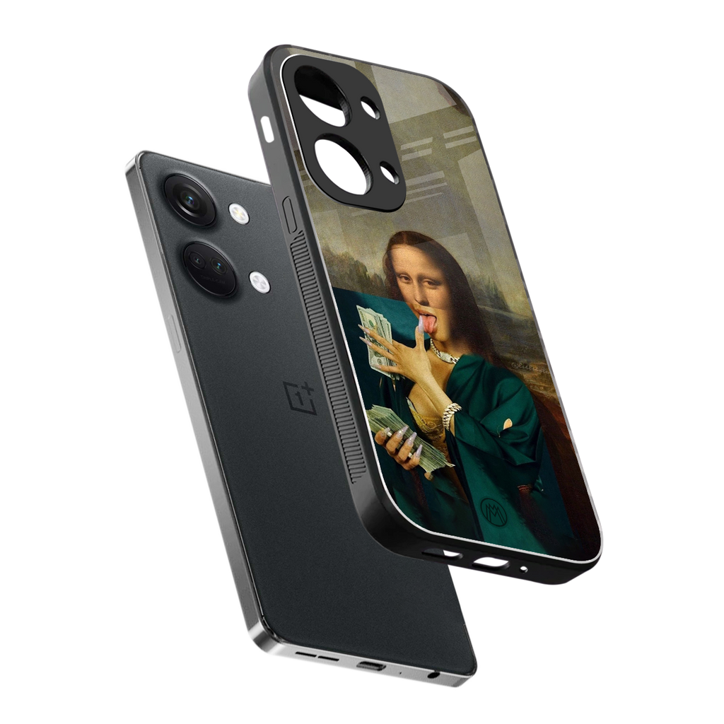 money lisa back phone cover | glass case for oneplus nord 3