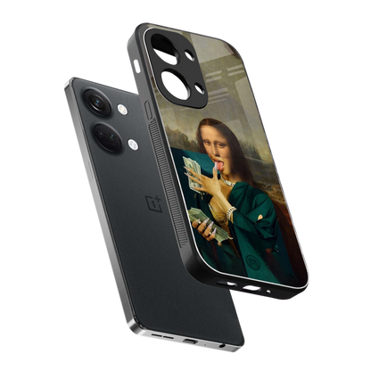 money lisa back phone cover | glass case for oneplus nord 3