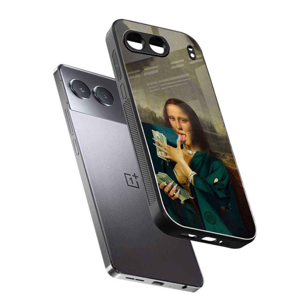money lisa back phone cover | glass case for oneplus nord 4