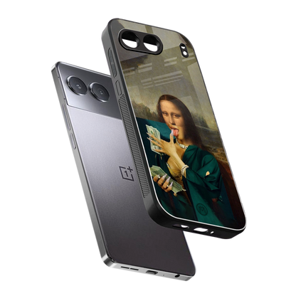 money lisa back phone cover | glass case for oneplus nord 4