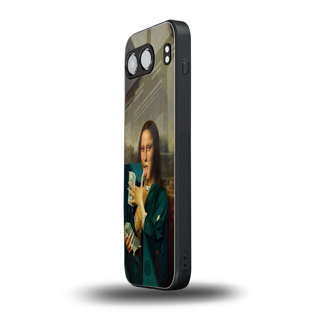 money lisa back phone cover | glass case for oneplus nord 4