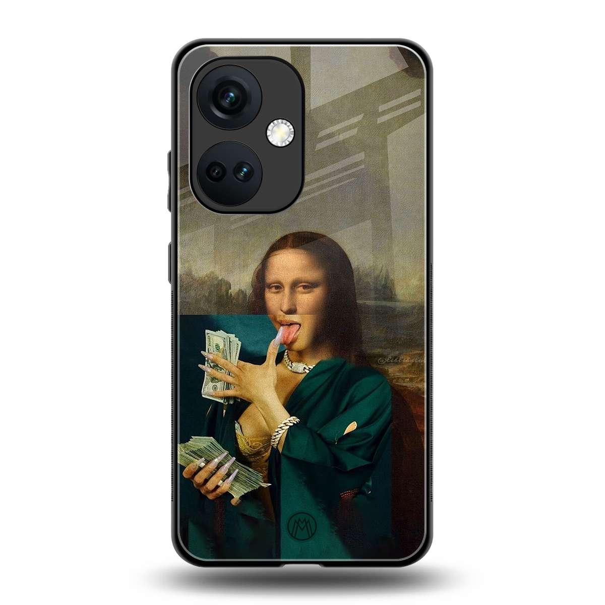 money lisa back phone cover | glass case for oneplus nord ce 3